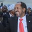 Hassan Sheikh Mohamud le jour de son élection 15/05/2022